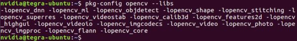 查看linux下的opencv安裝庫(kù)